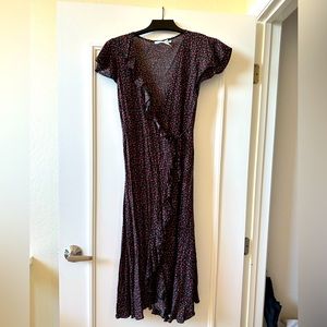 Floral Wrap Dress Urban Outiffters